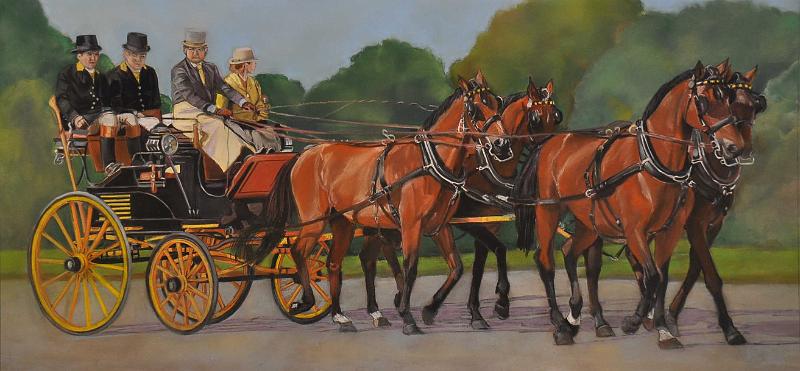 Attelage.JPG - Pastel   format /size 50x100