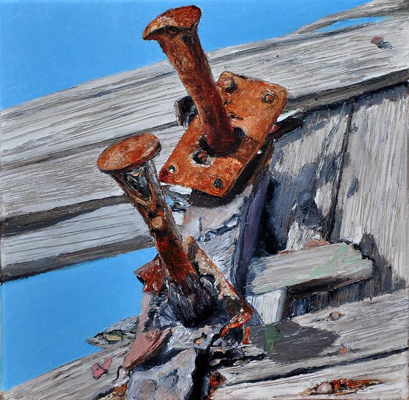 Epave-1.jpg - Painting oil on canvas -Huile sur toile format /size  30x30
