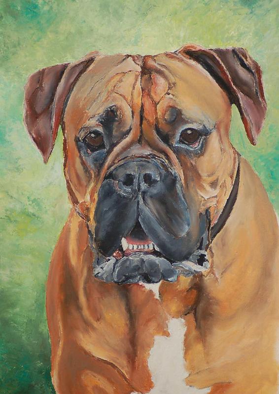markus2.jpg - Painting oil on paper -Huile sur papier format /size 40x60