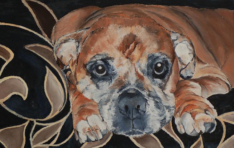 tina2.jpg - Painting oil on canvas -Huile sur toile format /size 40x50