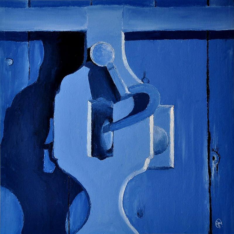 DSC_1840.jpg - Painting oil on paper -Huile sur papier format /size  35 x 35