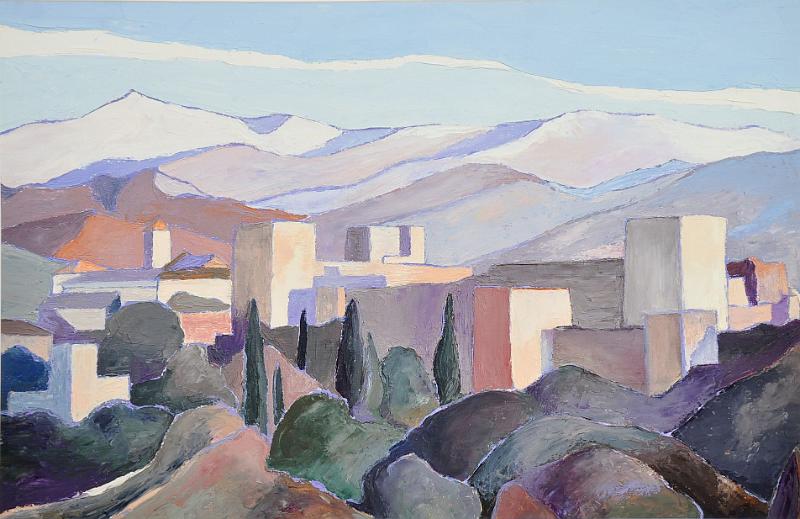 la-citadelle2.jpg - Painting oil on paper -Huile sur papier format /size 40x60
