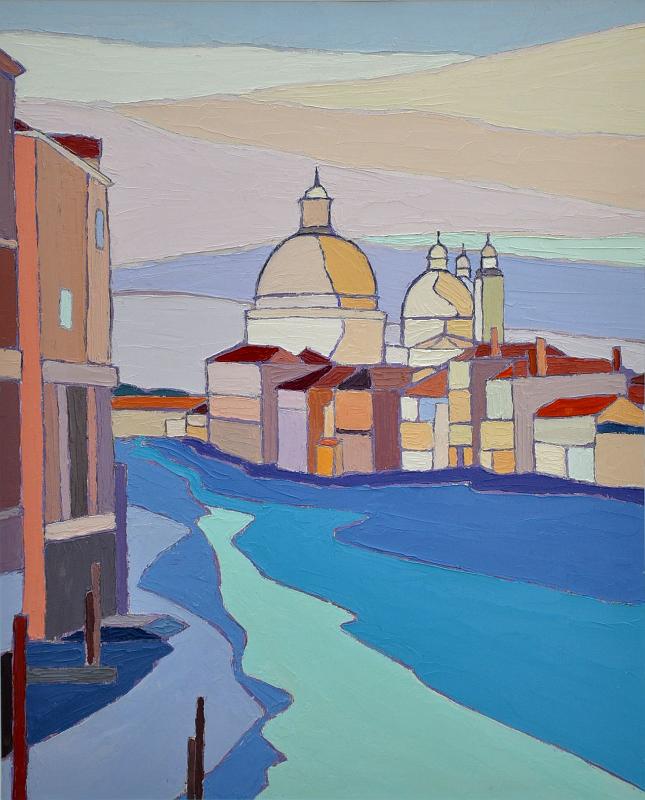 venise.jpg - Painting oil on paper -Huile sur papier format /size 40x50