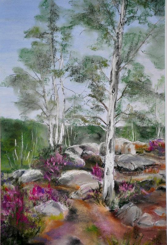 fontainebleau.jpg - Pastel  format 30x45