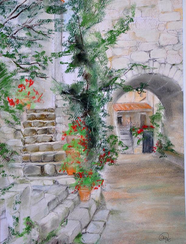 provence1.jpg - Pastel  format 25x33