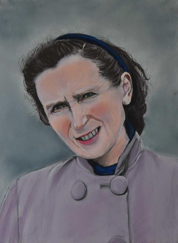 marie-lou1.JPG - Pastel format /size 30 x 40