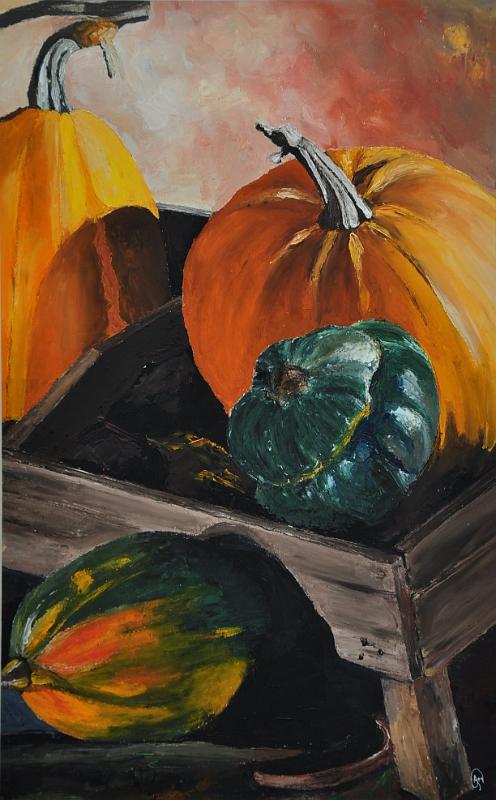 DSC_1742.jpg - Painting oil on paper -Huile sur papier format /size 40x65