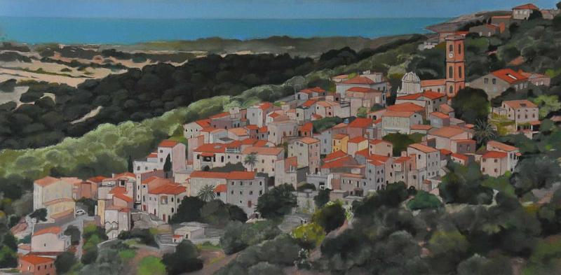 Aregno.JPG - Pastel format /size 70 x 35