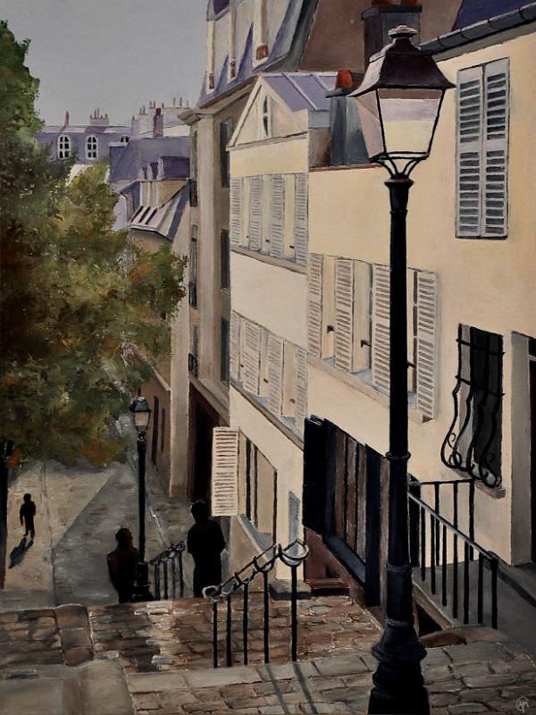 Paris1.jpg - Painting oil on canvas -Huile sur toile format /size  40x60